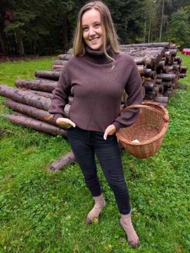 Brązowy Golf prążek BRĄZ