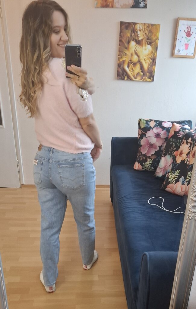 Spodnie Jeans Mom Fit 608 - obrazek 2