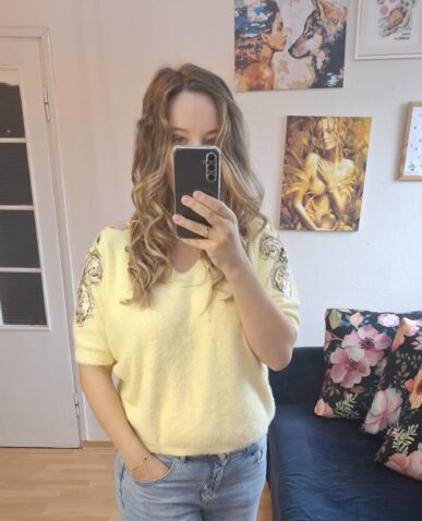 Alpaka Rose żółty