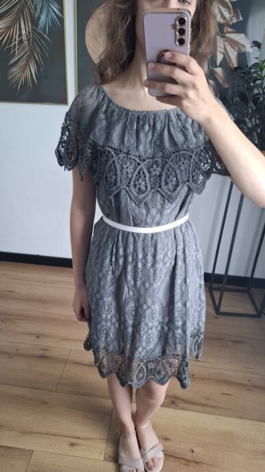 Sukienka Hiszpanka grafit