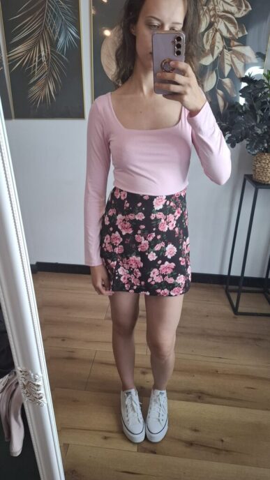 Bluzka Majka pudrowy róż