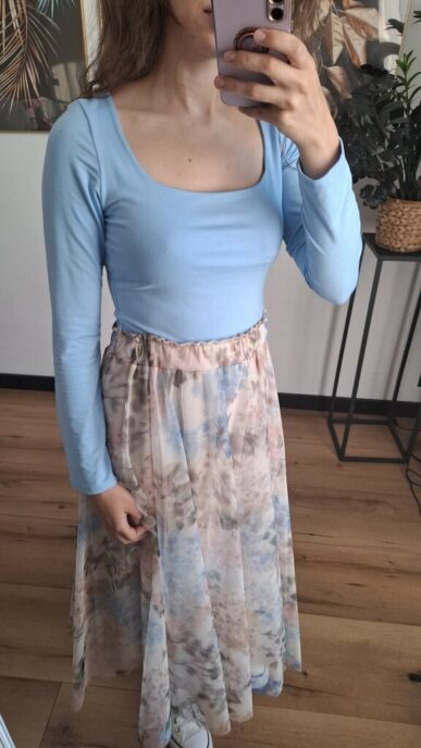 Bluzka Majka błękitna