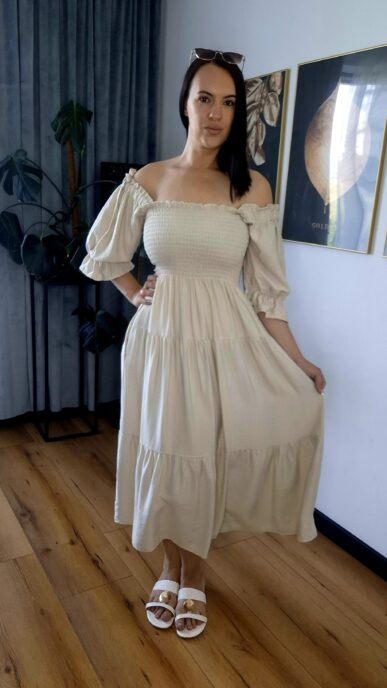 Sukienka Toskania beż