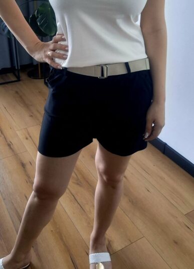 Spodenki krótkie czarne