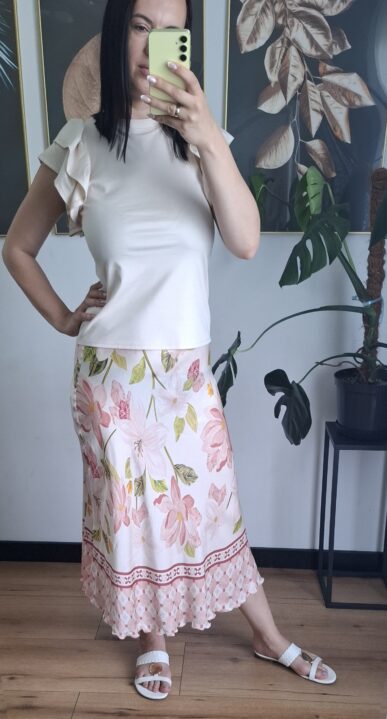 Spódnica Mihos  Flower różowa