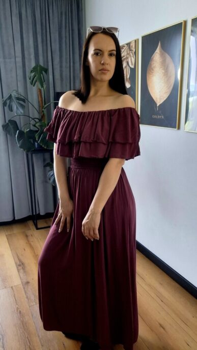 Sukienka Barcelona jagoda