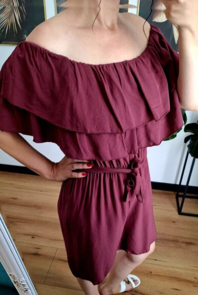 Kombinezon "Rosalia" – krótki, hiszpanka z wiskozy