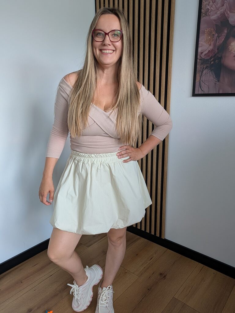 Spódnica Bombka beż - obrazek 3