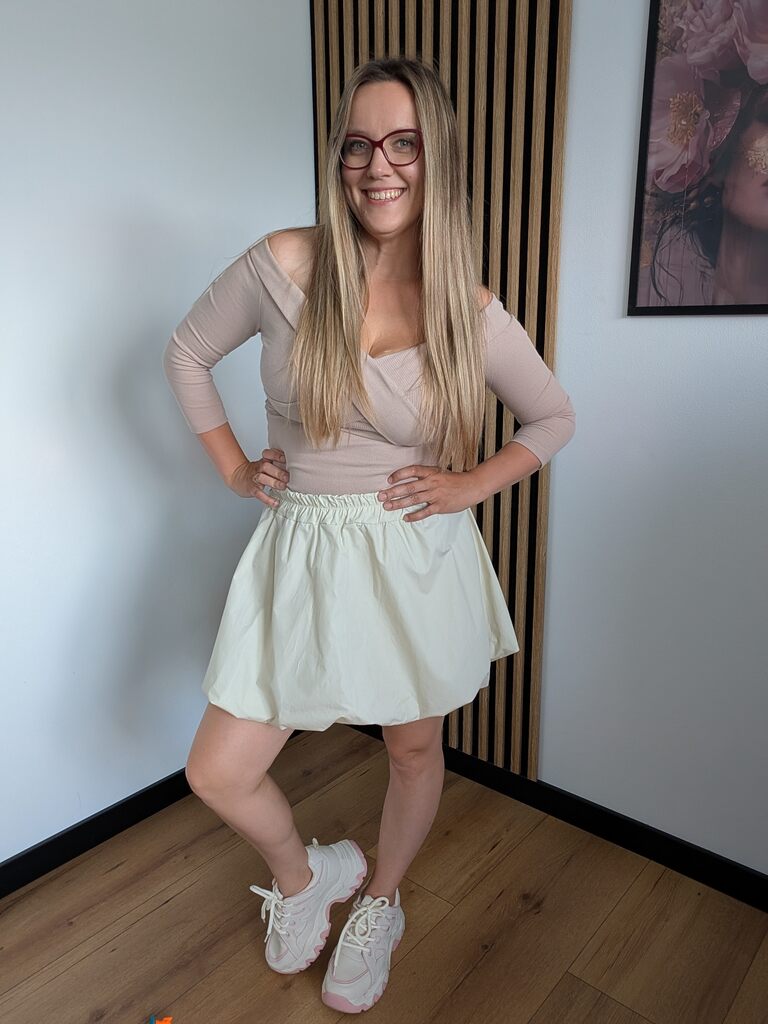 Spódnica Bombka beż